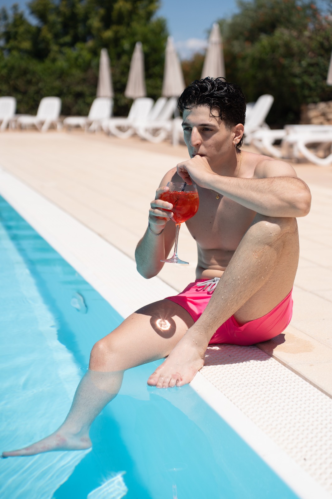 Solarium e piscina Vita Brucoli